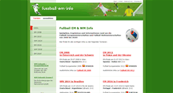 Desktop Screenshot of fussball-em-info.de